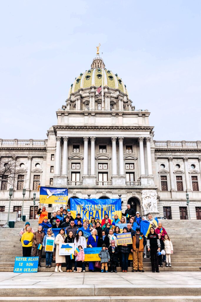 ISC Stands in Solidarity with Ukraine in Harrisburg | International ...